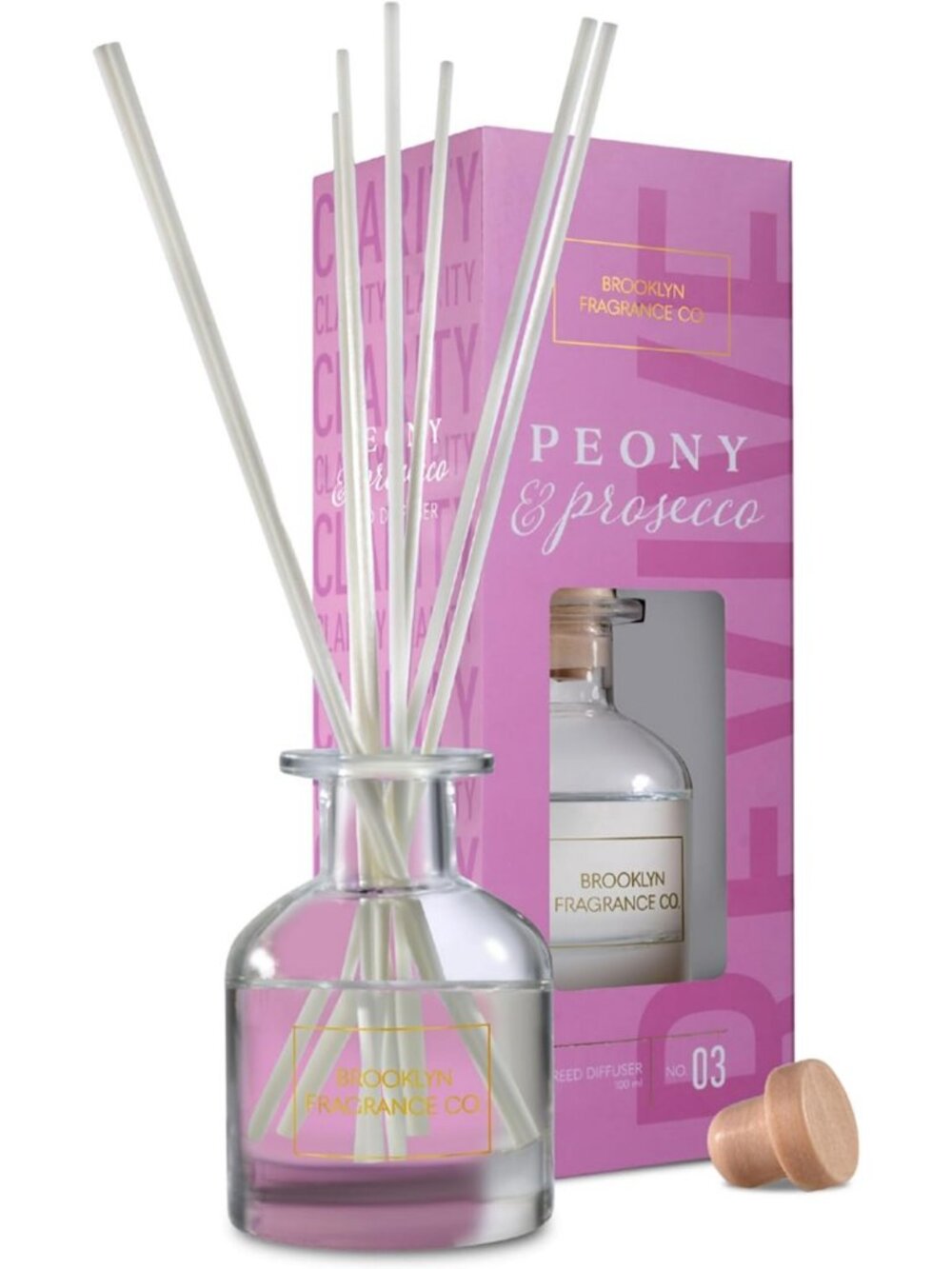 Premium Aroma Diffuser - Long Lasting Air Freshener for Home - Peony & Prosecco